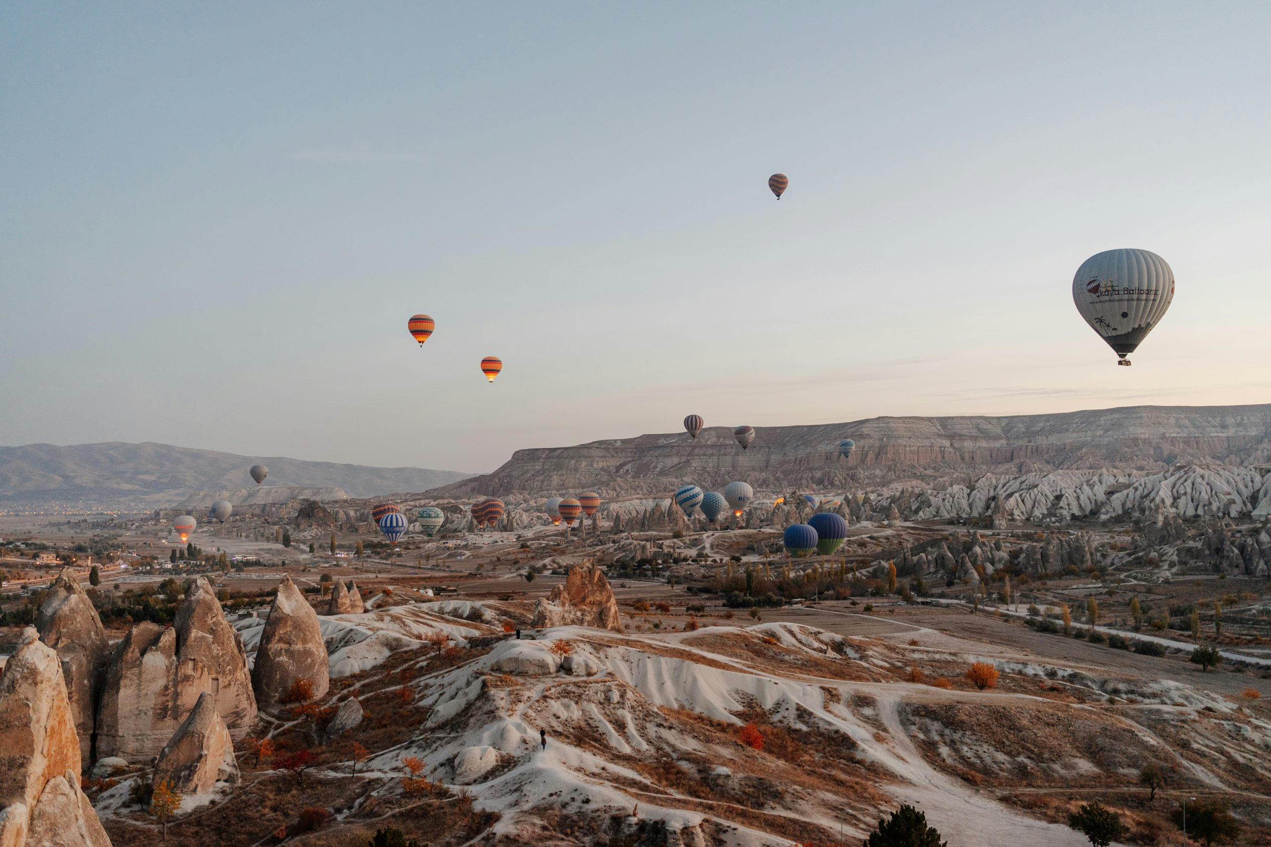 Hot Air Balloon Rides Over Surreal Landscapes